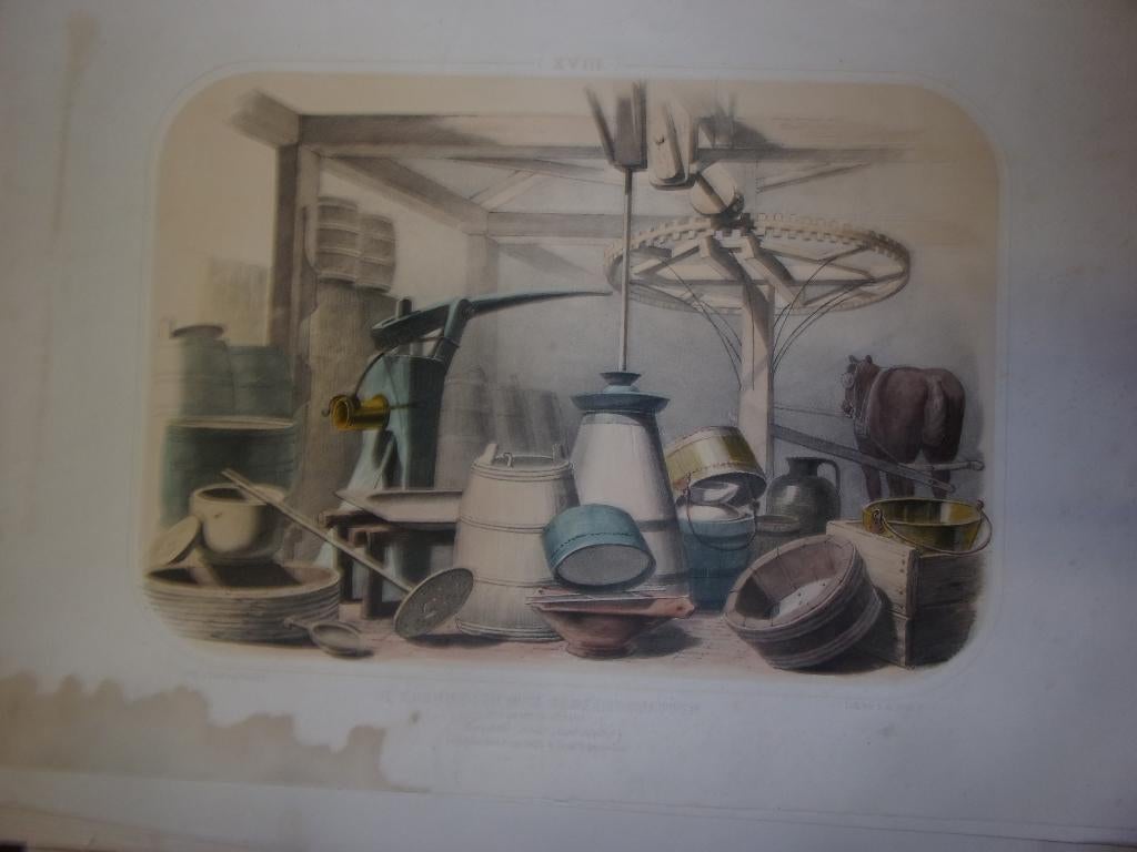 Karnmolen met gereedschappen.Bing & Braet.1857.Nrd.en Zd Hol, Ophalen of Verzenden