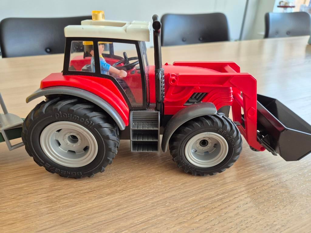 Playmobil Grote tractor met aanhanger. Serie nr. 70131., Ophalen