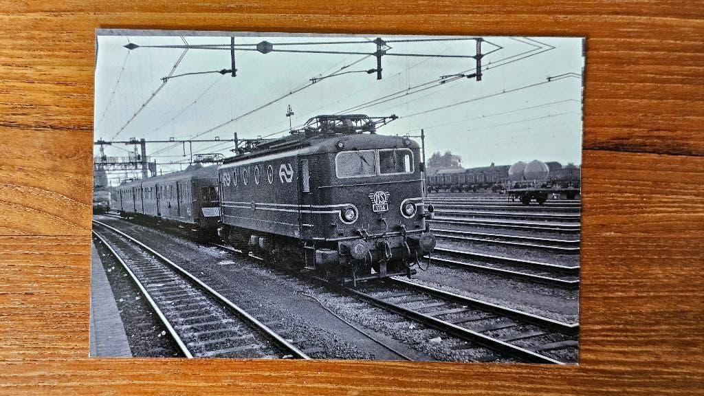 Foto TREIN NS Nederlandse Spoorwegen Loc 1114, Verzenden, Gebruikt, Trein, Overige typen