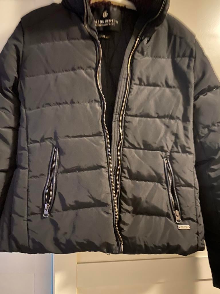 Maison scotch winterjas, Ophalen of Verzenden, Zo goed als nieuw, Zwart