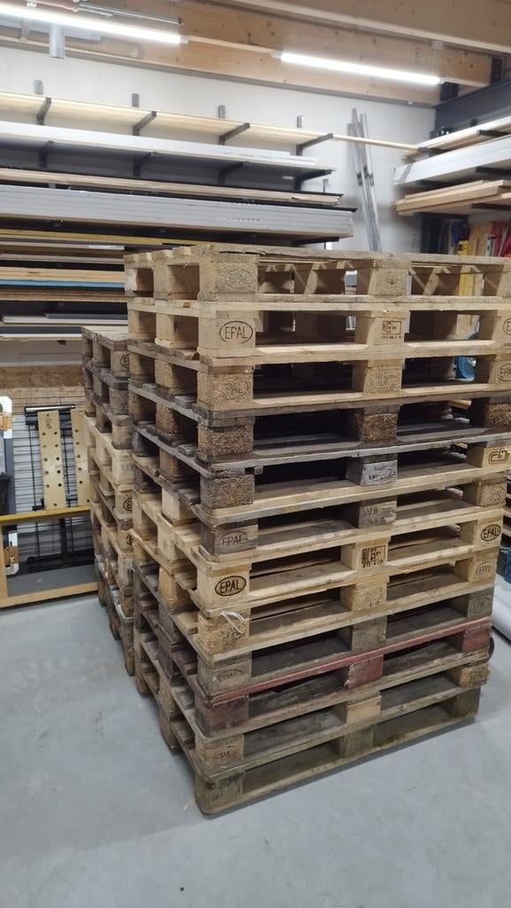 EPAL Europallets - Gebruikt maar in goede staat, Ophalen of Verzenden, Gebruikt