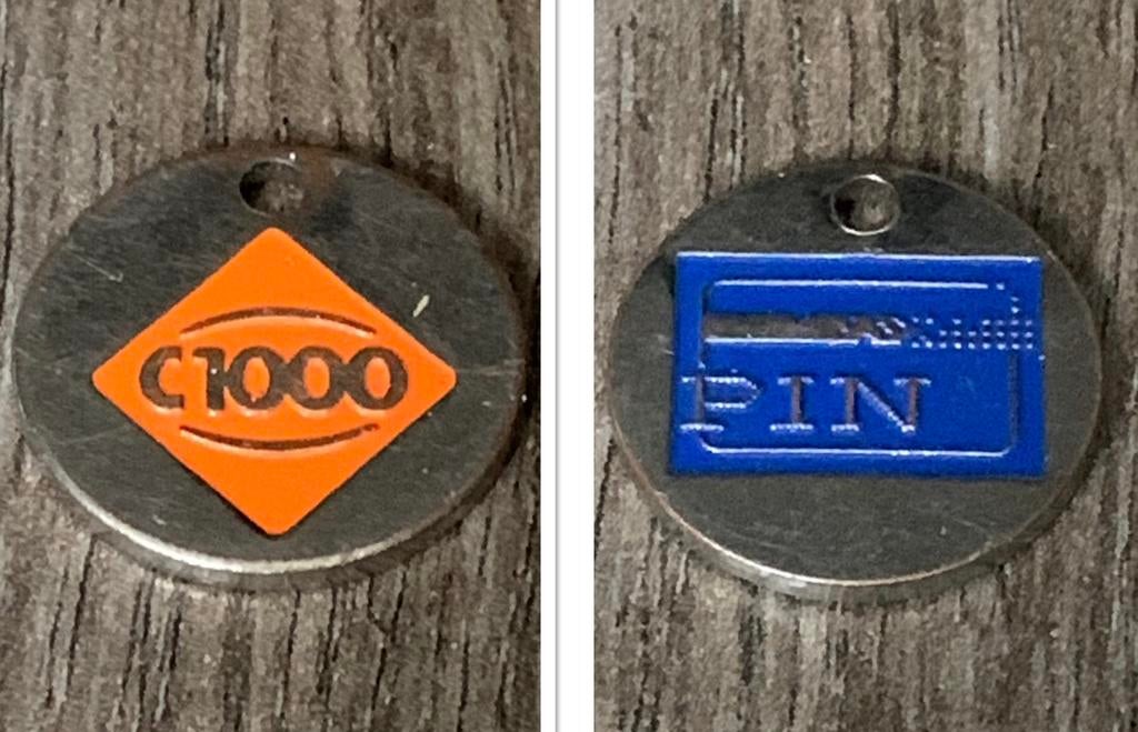 WinkelWagenMunt: C1000, Ophalen of Verzenden