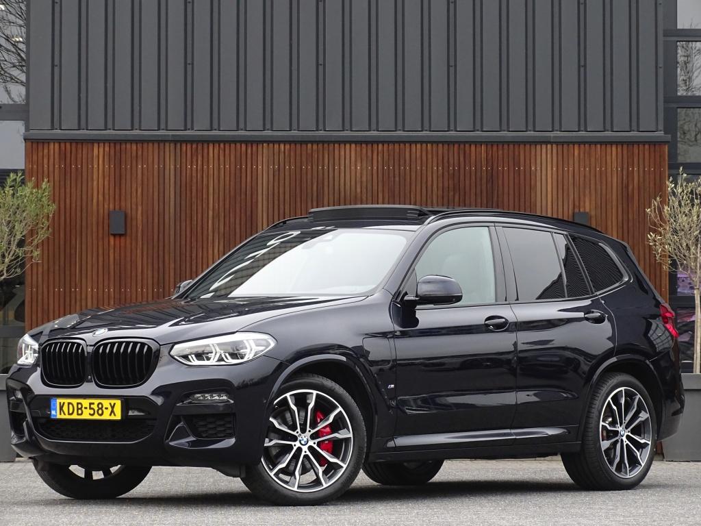 BMW X3 30e 292PK X-drive M-sport / Carbon / 360° / Pano /, Automaat, Gebruikt, 4 cilinders, Leder
