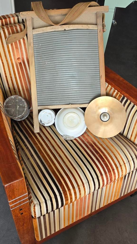 Vintage Wasbord Muziekinstrument - Cajun, Zydeco, Blues, Muziek en Instrumenten, Ophalen of Verzenden, Gebruikt, Overige soorten