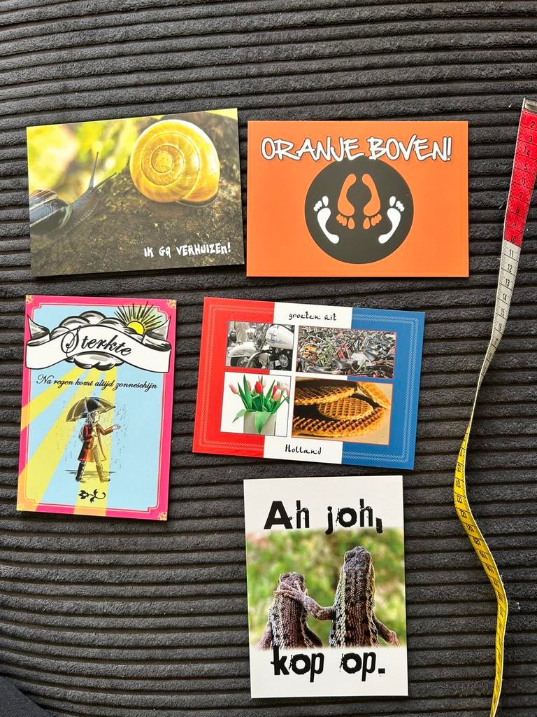 5 x Idrukker kaarten allerlei, Ophalen of Verzenden, 1980 tot heden, Ongelopen
