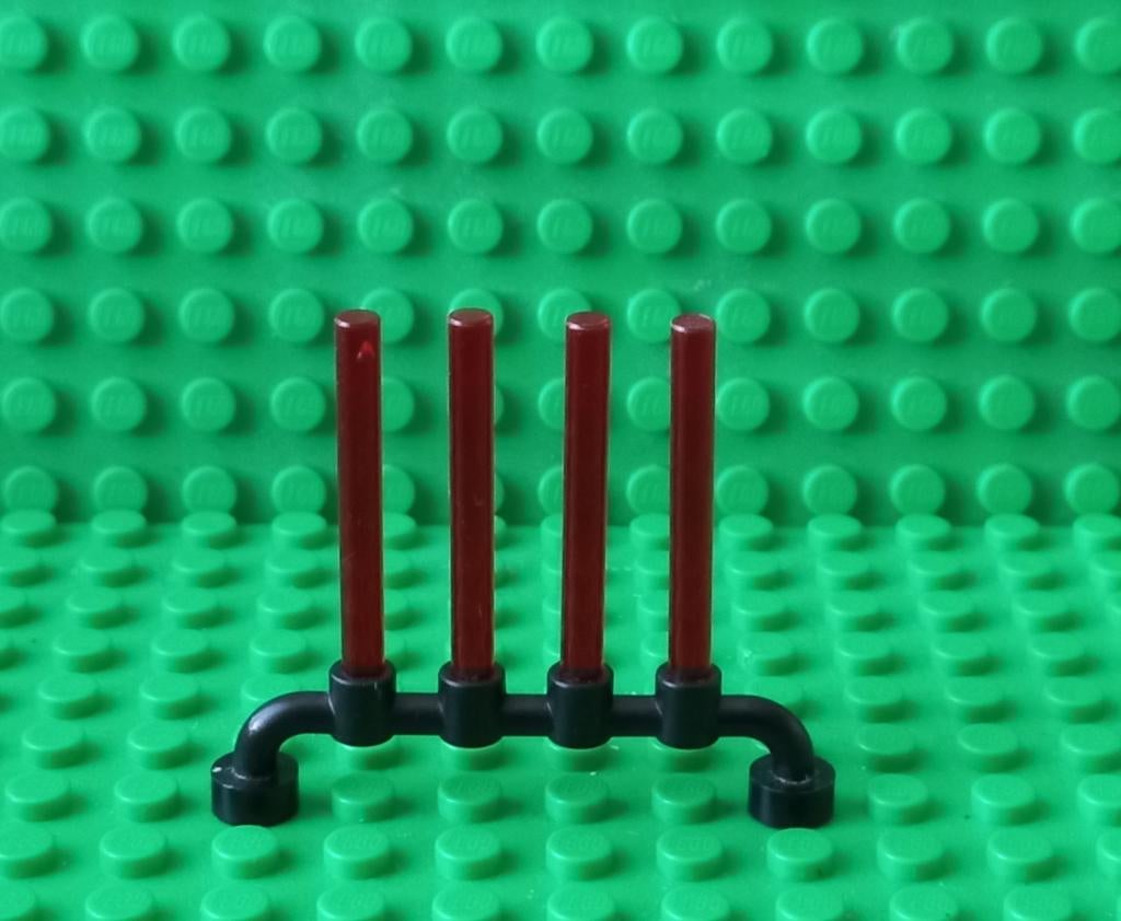 LEGO Lightsaber Blade Rood Transparant 4L - Losse Onderdelen