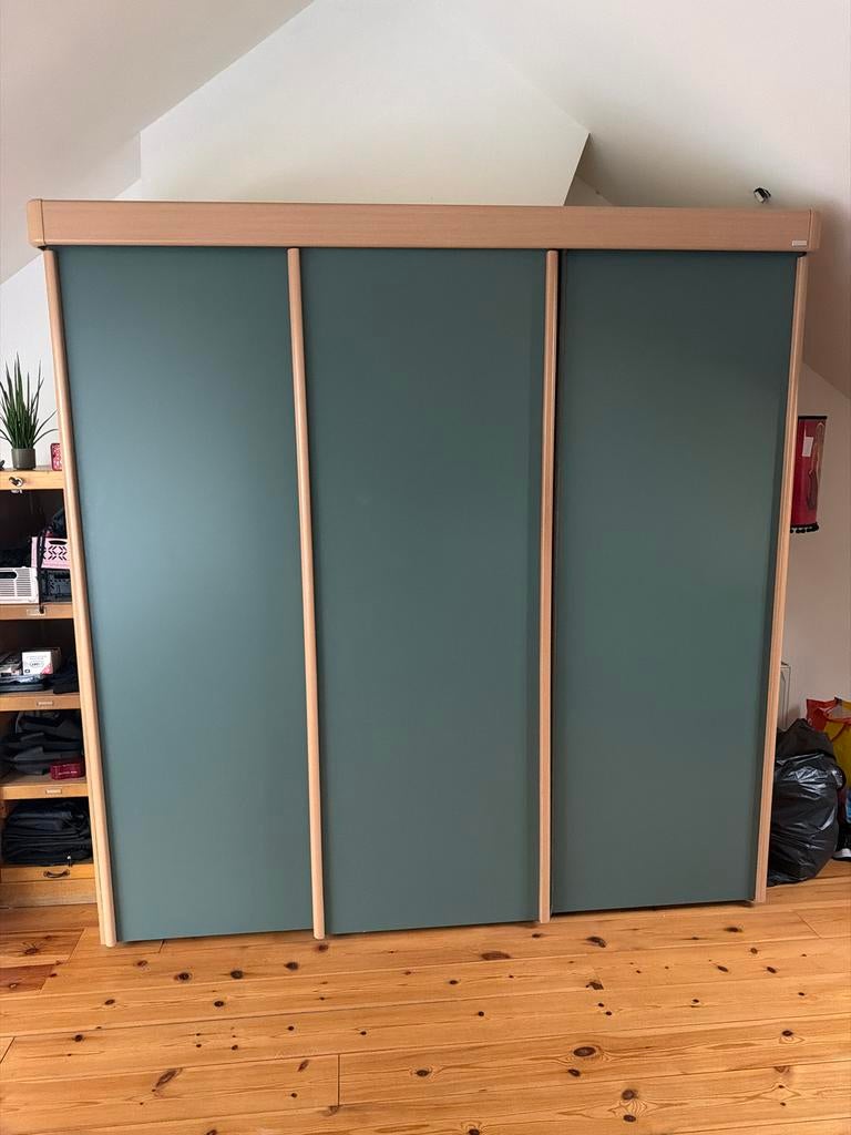 Kledingkast met schuifdeuren, Huis en Inrichting, Kasten | Kledingkasten, Ophalen, Gebruikt, 200 cm of meer, 150 tot 200 cm
