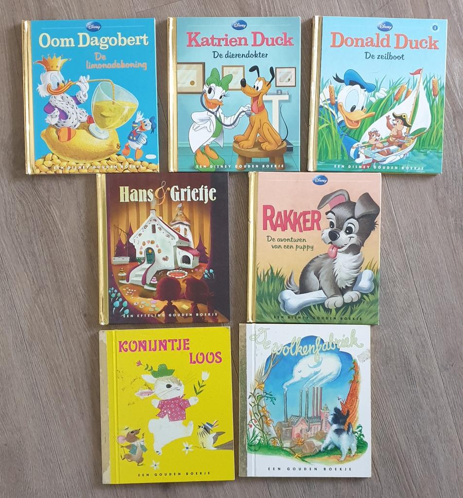 8x gouden boekjes, Boeken, Kinderboeken | Kleuters, Gelezen, Fictie algemeen, Gouden boekje, Ophalen of Verzenden
