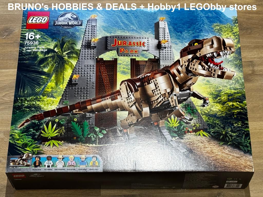 LEGO 75936 JURASSIC PARK T. rex Rampage NIEUW VERZEGELD, Jurassic World, Nieuw, Ophalen of Verzenden, Complete set
