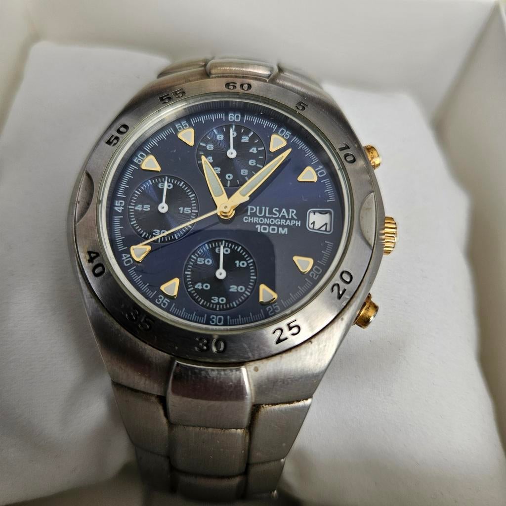 Pulsar horloge werkend, Ophalen of Verzenden, Staal, Overige merken
