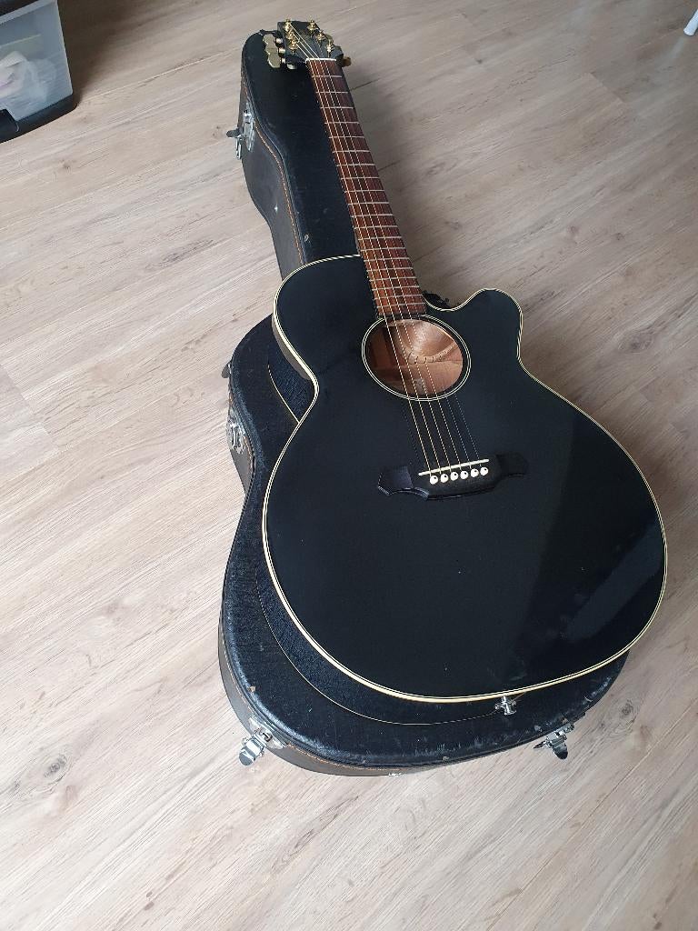 Takamine akoestische gitaar, Ophalen of Verzenden, Gebruikt, Western- of Steelstringgitaar, Met koffer
