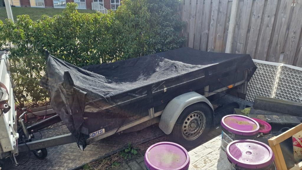 Saris aanhanger 1350kg | Nieuwe banden | Aluminium bodem, Ophalen of Verzenden, Gebruikt