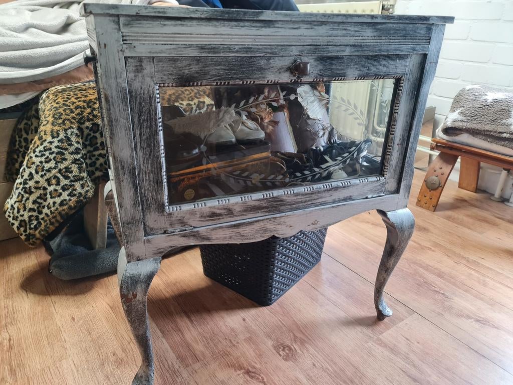 Theekastje thee kast, Antiek en Kunst, Ophalen