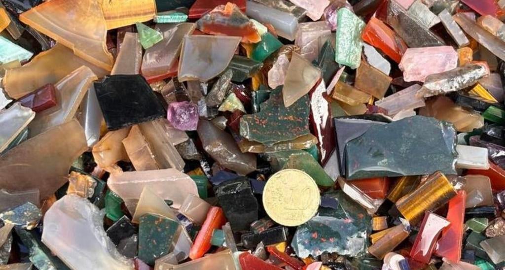 2 kg mooi divers trommel materiaal lortone, Ophalen of Verzenden