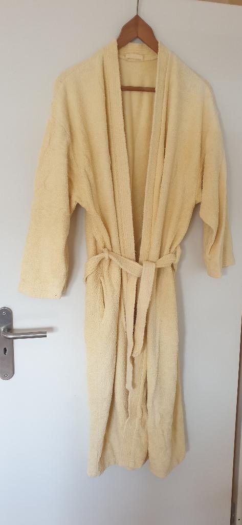badstof badjas met lint + zakken maat L, Verzenden, Gedragen