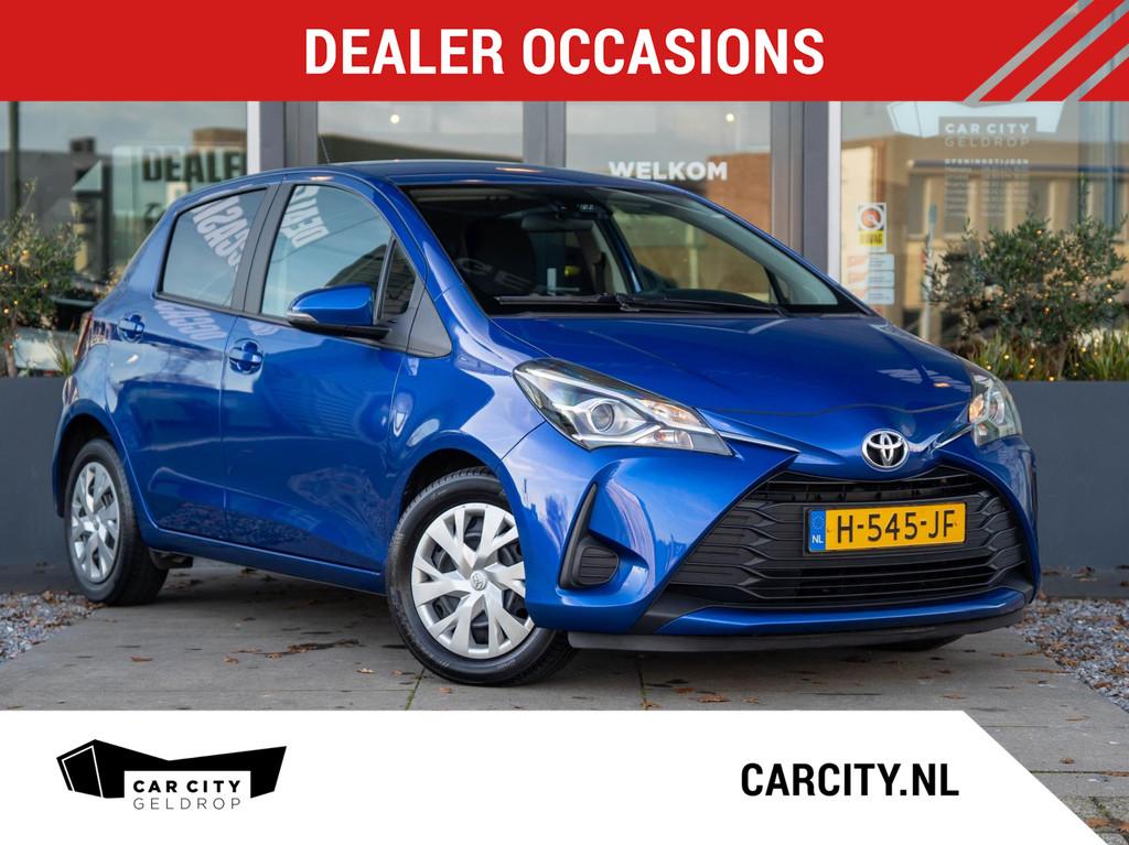 Toyota Yaris 1.5 VVT-i Active AUTOMAAT / Camera / Climate co, Stof, 4 cilinders, Met garantie (alle), Blauw