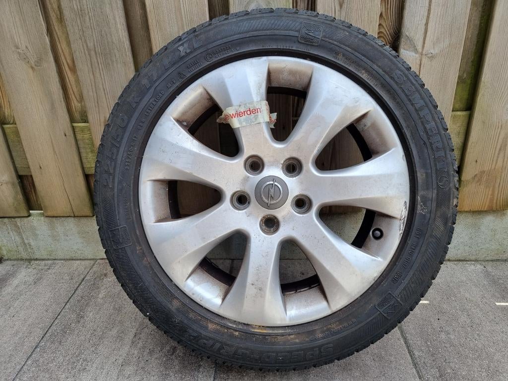 Velgen met banden en sensoren Opel Zafira Tourer, Auto-onderdelen, Banden en Velgen, Ophalen, Gebruikt, Banden en Velgen, 17 inch