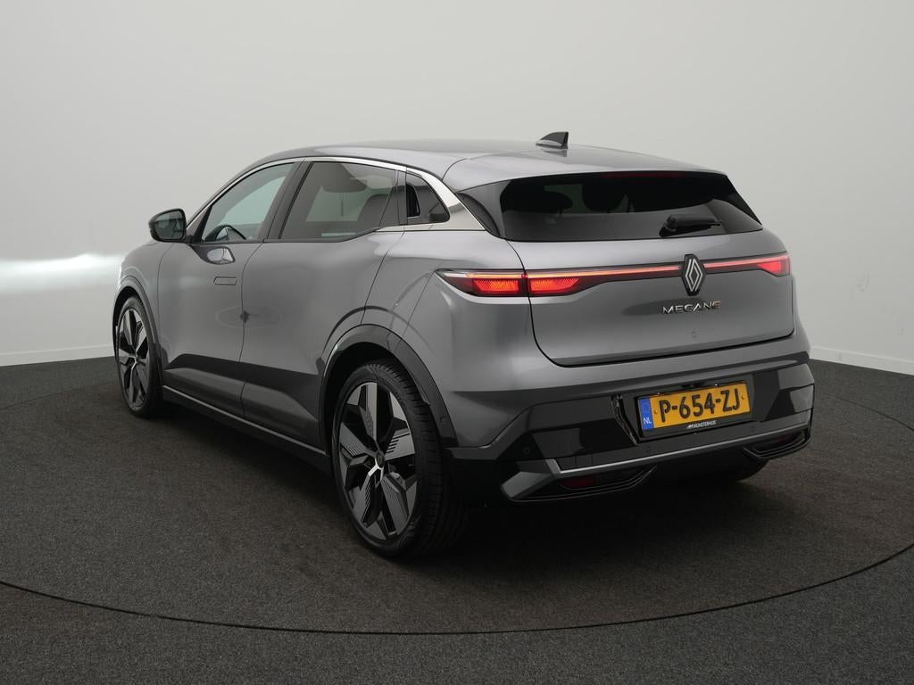Renault Mégane E-Tech EV60 Optimum Charge Iconic - Occasion, 12 maanden, Leder en Stof, Zilver of Grijs, Adaptive Cruise Control