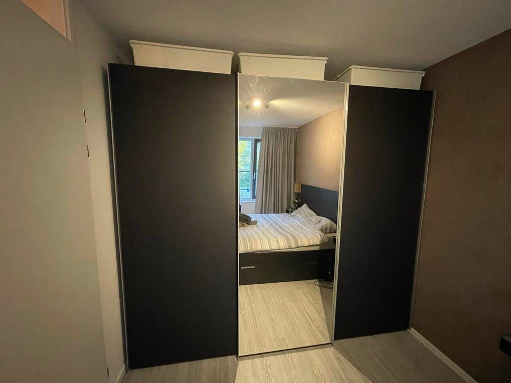 Nolte Germersheim Savena Schuifdeurkast - Z.g.a.n. met verli, Ophalen, 200 cm of meer, Zo goed als nieuw, Met deur(en)