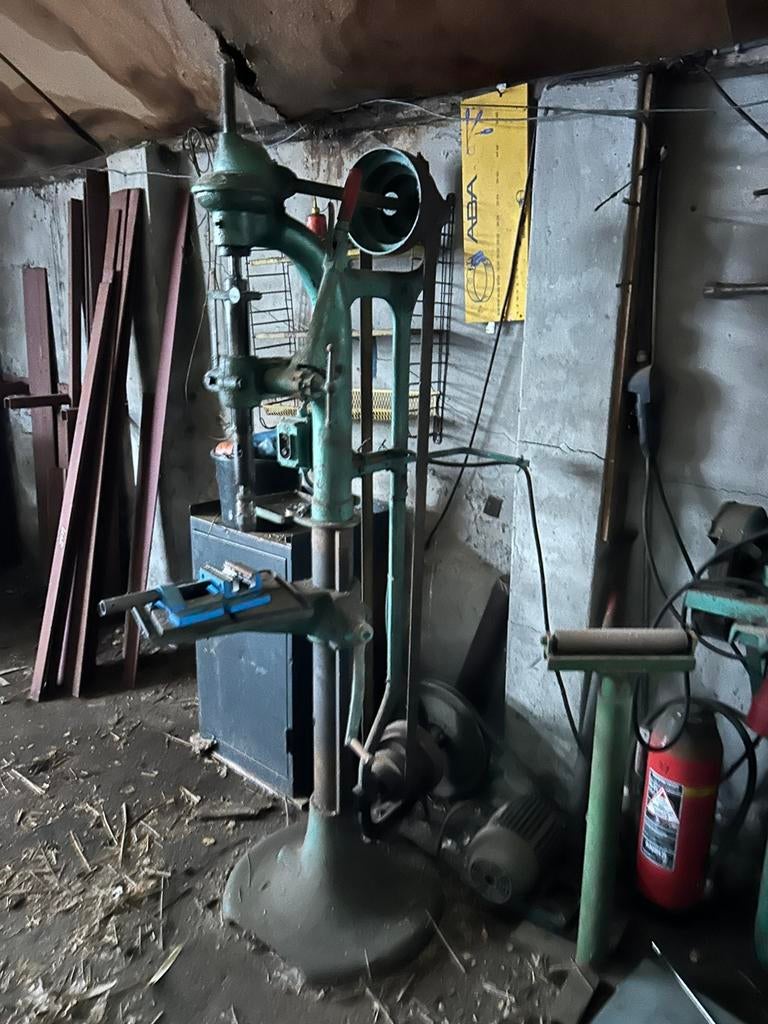 Ouderwetse kolomboor, Ophalen, Variabele snelheid, Kolomboormachine, Gebruikt