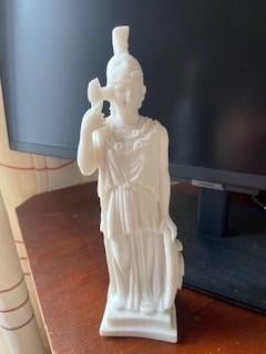 Beeld van de godin Athene, albast (?), Ophalen
