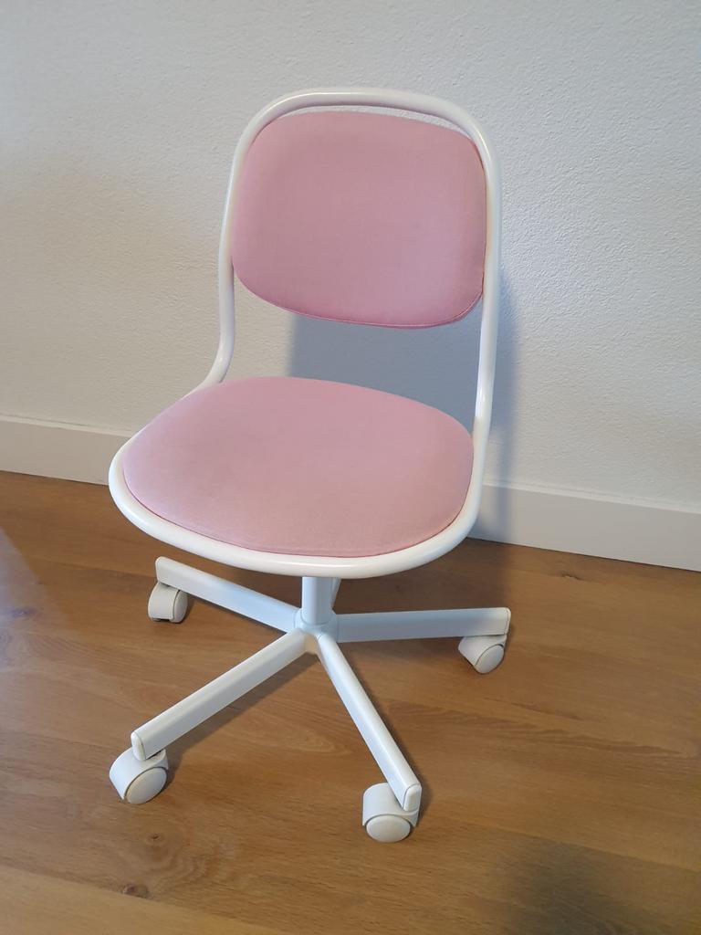 IKEA ÖRFJÄLL bureaustoel., Ophalen, Gebruikt, Roze, Bureaustoel
