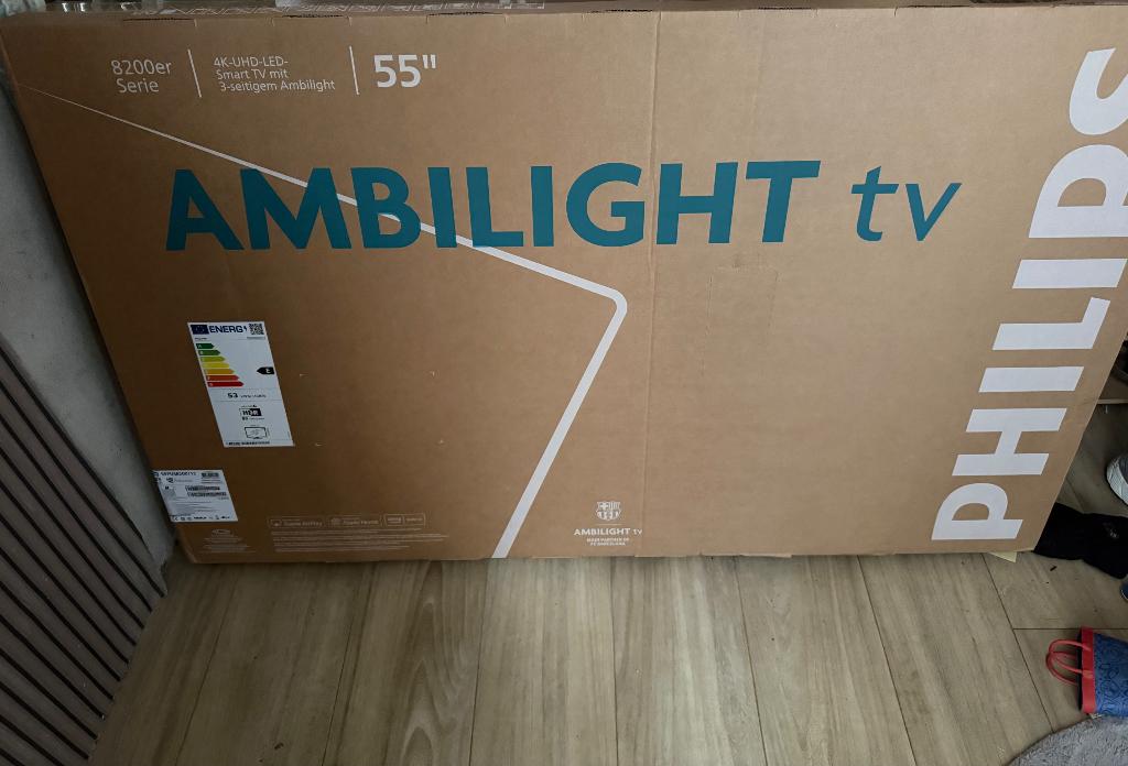 Philips ambilight 55inch (nieuw in doos), Philips, 50 Hz, Nieuw, Ophalen of Verzenden