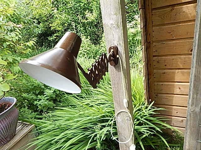 Leuke Hala Lamp - vintage retro mid century dutch design, Ophalen of Verzenden, Gebruikt, Metaal, Vintage retro