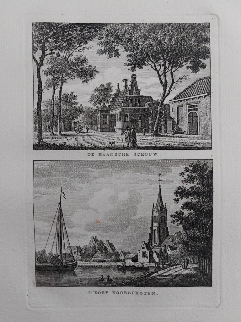 131-132 / Haagsche Schouw bij Leiden en Voorschoten Bulthuis, Antiek en Kunst, Ophalen of Verzenden