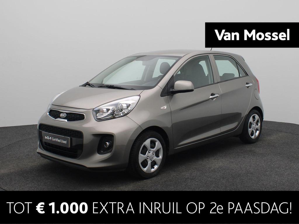 Kia Picanto 1.2 CVVT DynamicLine Automaat | Airco | Cruise C, Auto's, Kia, 12 maanden, Gebruikt, 4 cilinders, Origineel Nederlands