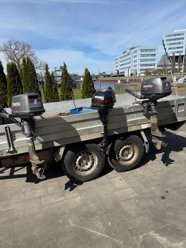 3 x buitenboordmotoren., Ophalen of Verzenden, Zo goed als nieuw, Benzine