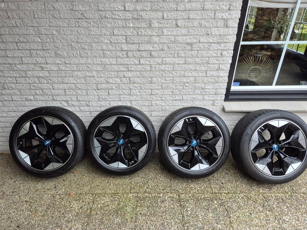 BMW IX3 velgen 20 inch zomerbanden zgan, Ophalen, Banden en Velgen, 20 inch, Zomerbanden