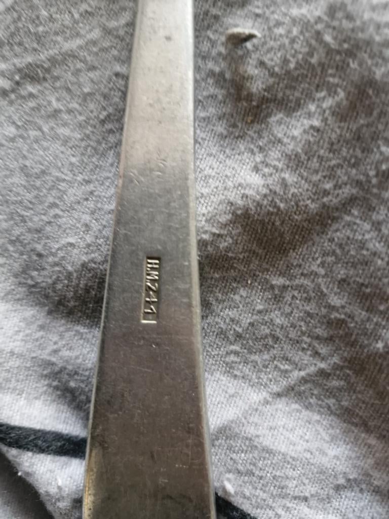 Originele Luftwaffe soeplepel WO2 - gemerkt HMZ41, Verzamelen, Militaria | Tweede Wereldoorlog, Ophalen of Verzenden, Duitsland