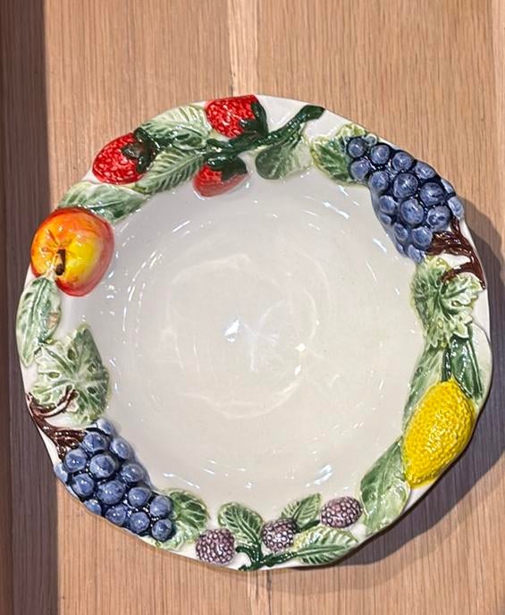 Italiaans fruitschaaltje, Bassano, Huis en Inrichting, Ophalen of Verzenden, Zo goed als nieuw, Overige stijlen, Schaal of Schalen