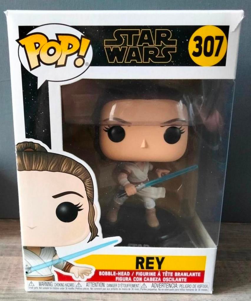 307 Rey Star Wars Funko Pop, Ophalen of Verzenden, Zo goed als nieuw