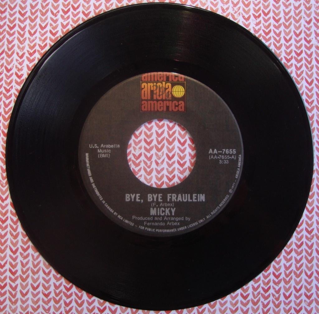 micky - bye bye fraeulein, Gebruikt, Overige genres, 7 inch, Single