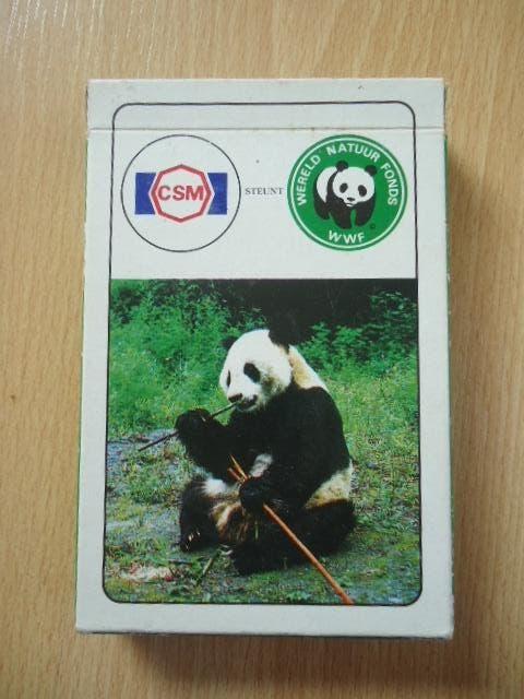 Wereld Natuur Fonds kwartet, CSM steunt WNF, Verzamelen, Speelkaarten, Jokers en Kwartetten, Zo goed als nieuw, Kwartet(ten), Ophalen of Verzenden