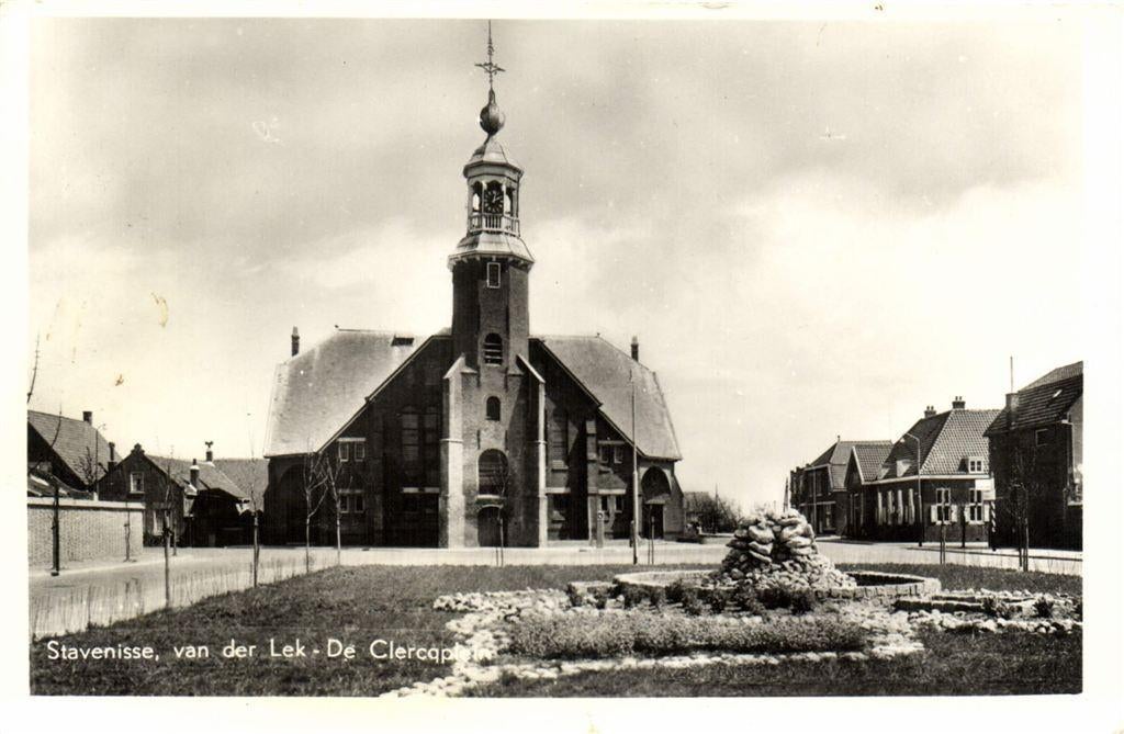Stavenisse, van der Lek - De Clercqplein - gelopen, Ophalen of Verzenden, 1960 tot 1980, Gelopen, Noord-Brabant