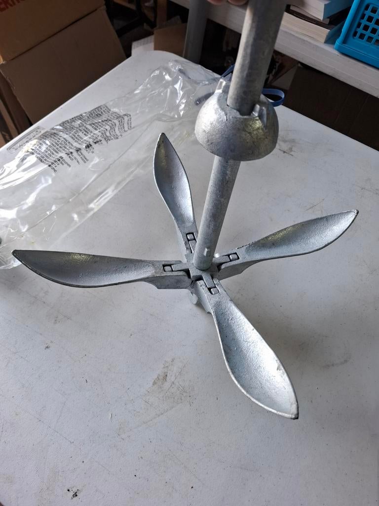 Gegalvaniseerd opvouwbaar anker, Anker, Nieuw, Anker, Ophalen of Verzenden