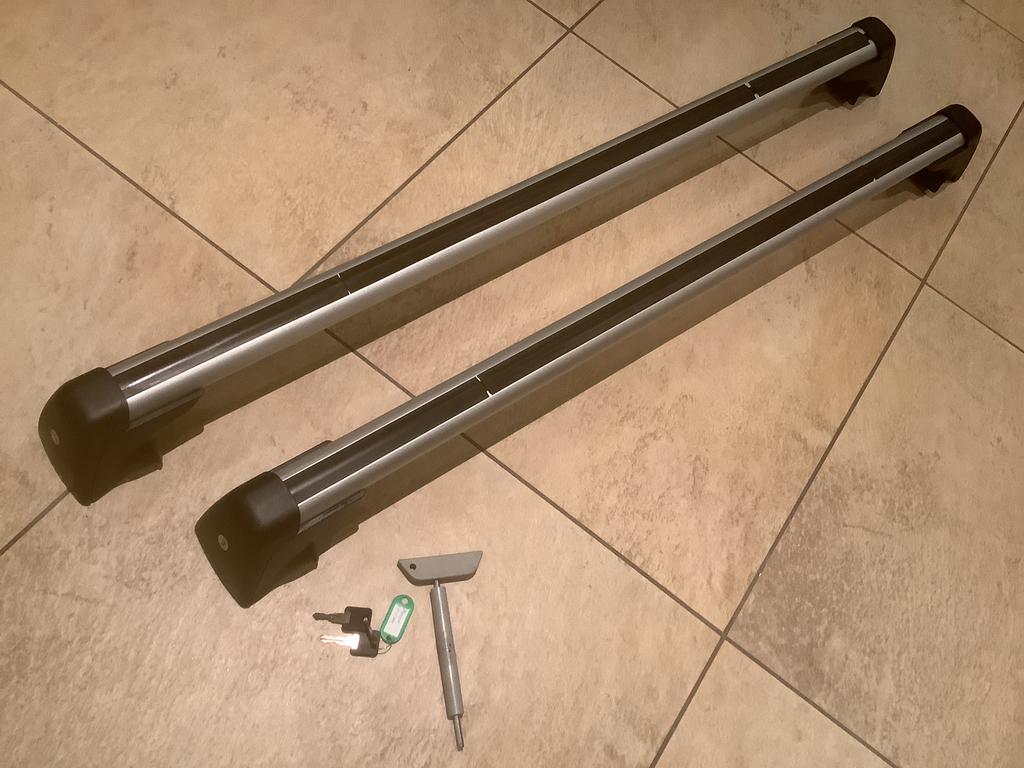 Porsche cayenne dakdragers voor geïntegreerde dakrail, Auto diversen, Dakdragers, Ophalen of Verzenden, Zo goed als nieuw