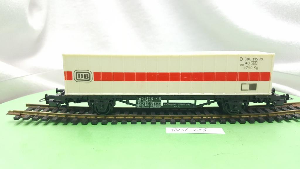 LIMA H0 2859 DB CONTAINERWAGEN 2- assen 40", Gebruikt, Gelijkstroom, Wagon, Ophalen of Verzenden