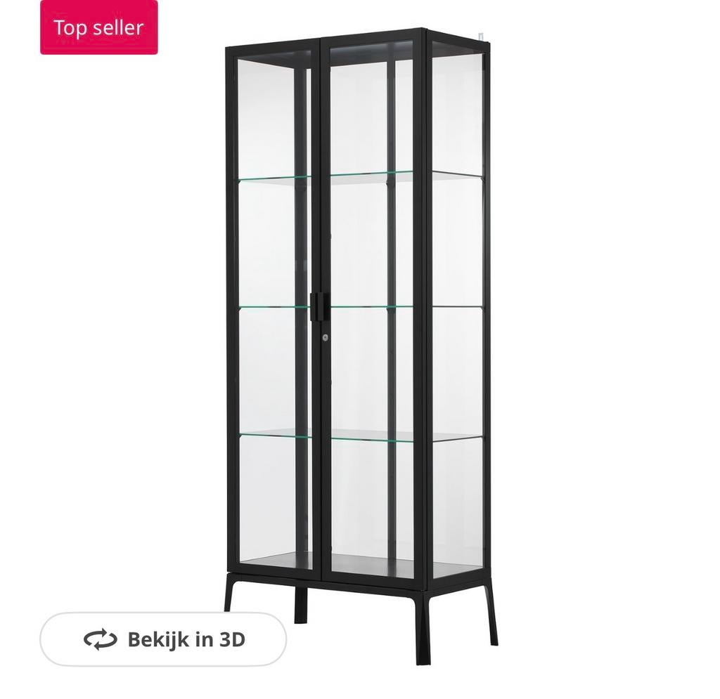Milsbo vitrinekast gezocht!, Zo goed als nieuw, Minder dan 100 cm, 25 tot 50 cm, 50 tot 100 cm