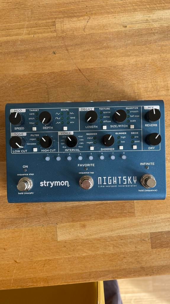 Strymon Nightsky reverberator, Muziek en Instrumenten, Effecten, Ophalen of Verzenden, Zo goed als nieuw