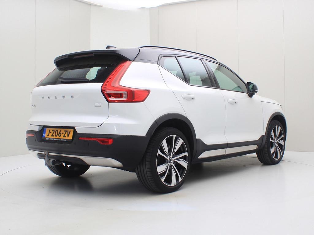 Volvo Xc40 Recharge P8 AWD R-Design 95,18% SoH [TREKHAAK+ACC, Auto's, Gebruikt, Zwart, Wit, Origineel Nederlands