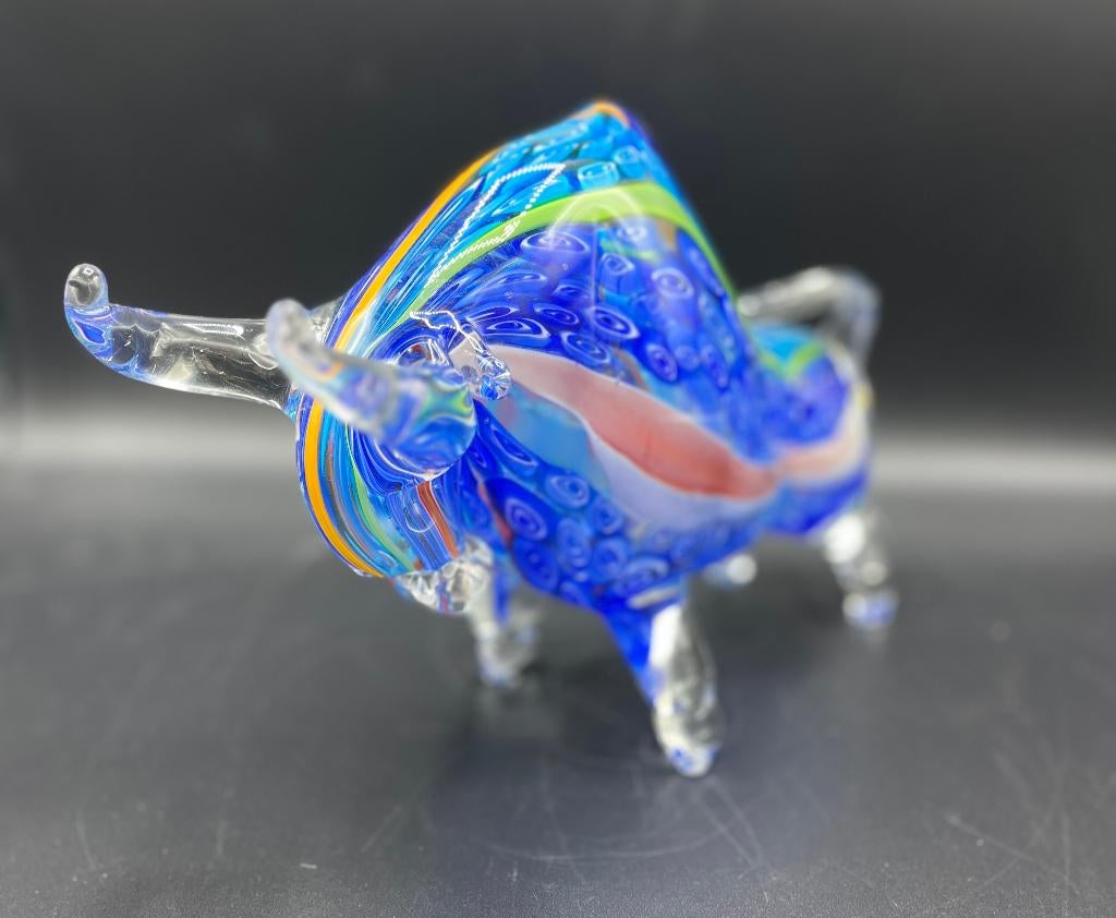 Mooie stier van glas., Ophalen of Verzenden