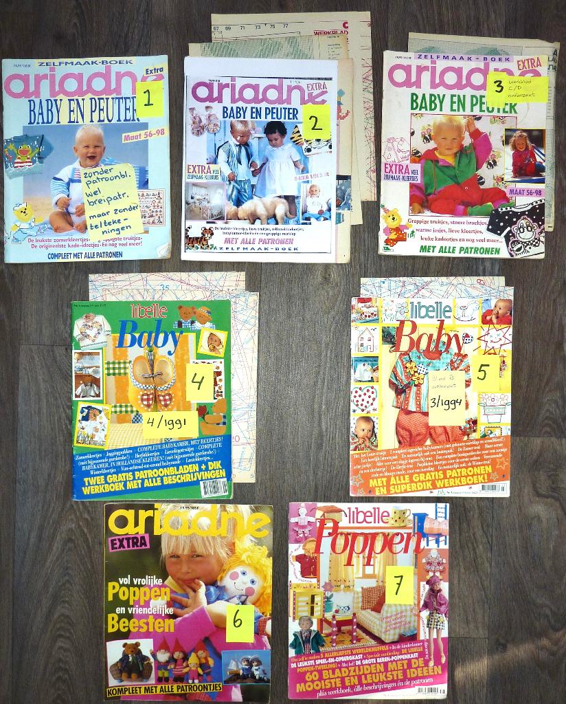 ARIADNE EXTRA/Libelle Baby/Poppenkleding, Ophalen, Zo goed als nieuw, Breien of Haken, Patroon of Boek