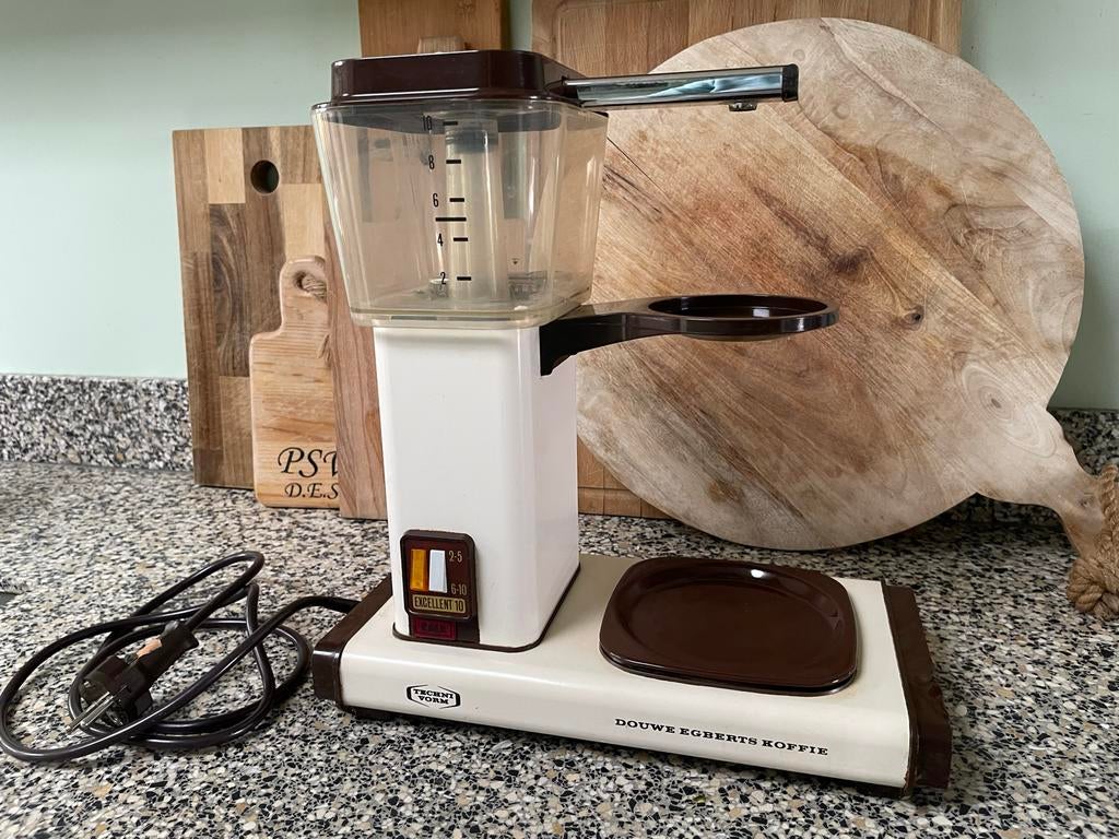 Douwe Egberts Koffiezetapparaat Techni Vorm Vintage, Gebruikt, Koffiemachine, Gemalen koffie, Ophalen of Verzenden