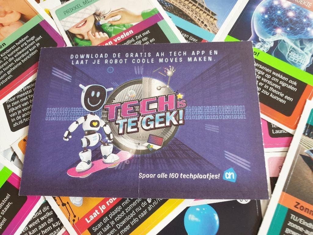 AH / Albert Heijn Tech is te gek! Plaatjes / stickers 2018, Albert Heijn, Ophalen of Verzenden