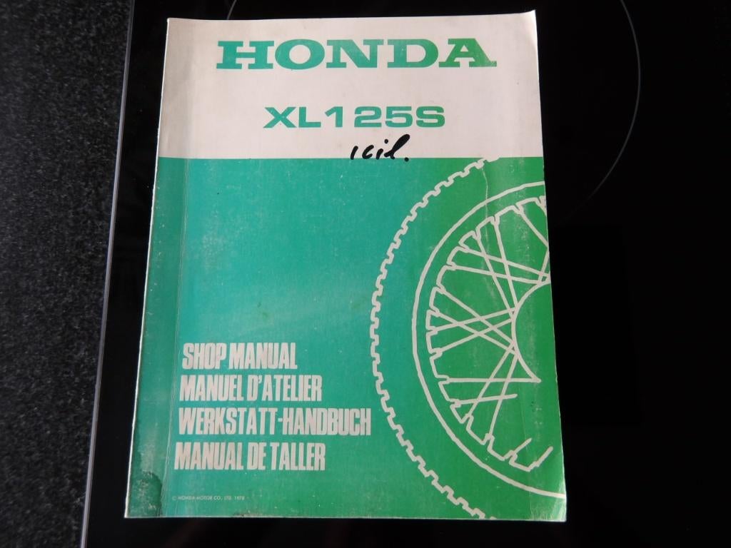 Honda werkplaatshandboek XL125S 1979, Motoren, Verzenden, Honda