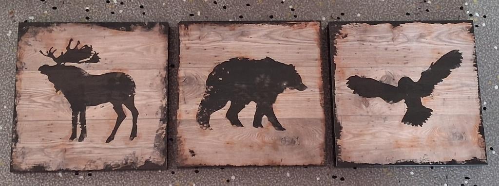 IKEA. Setje van 3 panelen. 25/25 cm. 1999., Ophalen, Zo goed als nieuw